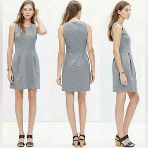 Madewell Sleeveless Gray Ponte Verse Mini Dress with Pockets Women’s Size XS